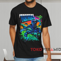 1994 Carolina Panthers Black Panther T shirt Black T shirt