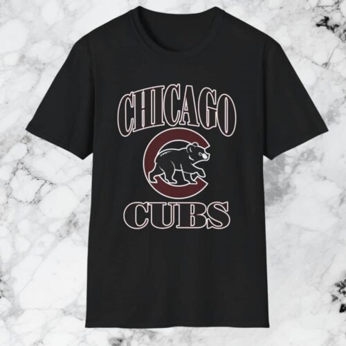 1994 Chicago Cubs Logo Shirt Black T shirt 1994 Chicago Cubs Logo Shirt Black T shirt
