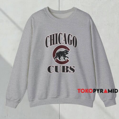 1994 Chicago Cubs Logo Shirt Grey Sweatshirt 1994 Chicago Cubs Logo Shirt Grey Sweatshirt