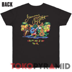 1994 Jimmy Buffett Fruitcakes On Tour Double Sided T shirt Back