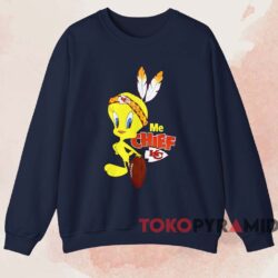 1994 Kansas City Chiefs Tweety Bird Shirt 3 1994 Kansas City Chiefs Tweety Bird Shirt Navy Sweatshirt