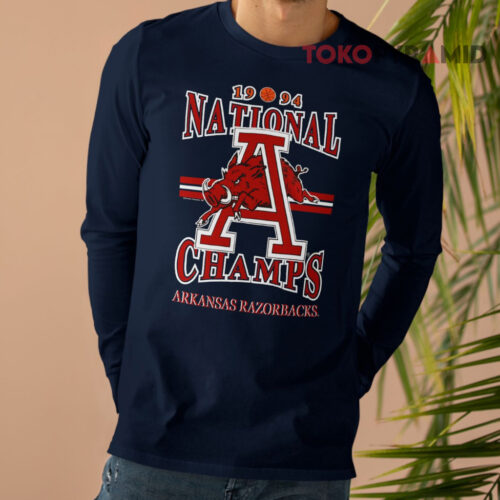 1994 National Champs Arkansas Razorbacks Long sleeved 1994 National Champs Arkansas Razorbacks Long sleeved