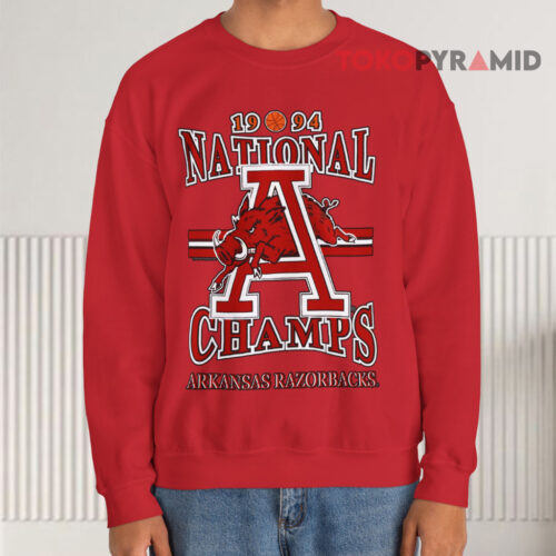 1994 National Champs Arkansas Razorbacks Sweatshirt 1994 National Champs Arkansas Razorbacks Sweatshirt