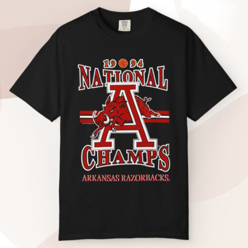 1994 National Champs Arkansas Razorbacks T shirt 1994 National Champs Arkansas Razorbacks T shirt