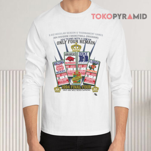 1994 Ncaa Final Four Only Four Remain Long sleeved