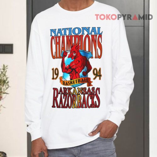 1994 Razorbacks National Champions Mad Hog Long sleeved
