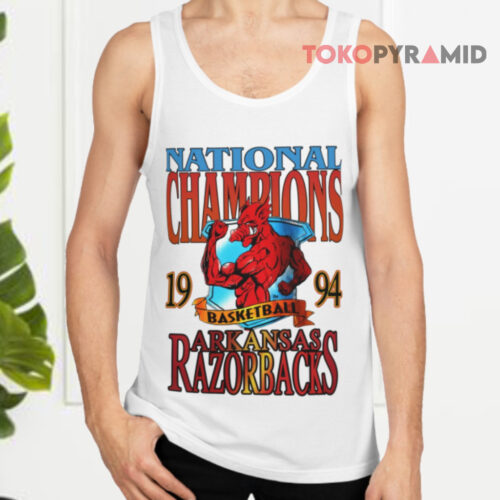 1994 Razorbacks National Champions Mad Hog Tank Top