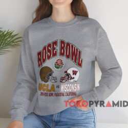1994 Rose Bowl Ucla Vs Wisconsin Sweatshirt Grey Sweatshirt