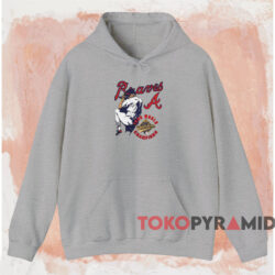 1995 Atlanta Braves World Champions Shirt Grey Hoodie