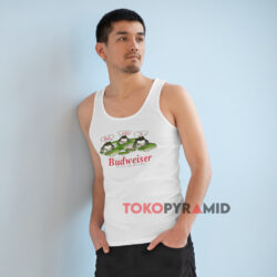 1995 Budweiser Frogs King Of Beers Shirt 2 1995 Budweiser Frogs King Of Beers White Tank Top