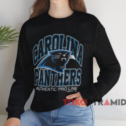 1995 Carolina Panthers Authentic Pro Line T-shirt 3 1995 Carolina Panthers Authentic Pro Line T shirt Black Sweatshirt