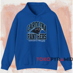 1995 Carolina Panthers Authentic Pro Line T-shirt 2 1995 Carolina Panthers Authentic Pro Line T shirt Blue Hoodie