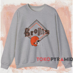 1995 Cleveland Browns Scratch Logo Shirt 4 1995 Cleveland Browns Scratch Logo Shirt Grey Sweatshirt