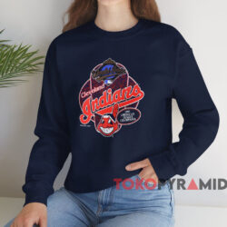 1995 Cleveland Indians American League Champions Shirt 3 1995 Cleveland Indians American League Champions Shirt Navy Sweatshirt