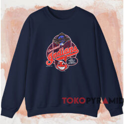 1995 Cleveland Indians American League Champions Shirt 4 1995 Cleveland Indians American League Champions Shirt Navy Sweatshirt