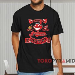 1995 Cleveland Indians Team Of Destiny Shirt Black T shirt