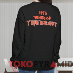 1995 Iron Maiden Year Of The Beast T-shirt 3 1995 Iron Maiden Year Of The Beast T shirt Black Sweatshirt