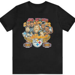 1995 Pittsburgh Steelers AFC Champions Caricature T-shirt 5 1995 Pittsburgh Steelers Afc Champions Caricature T shirt