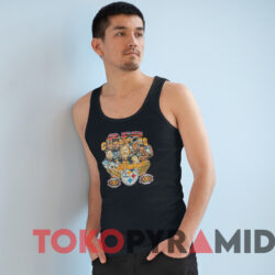 1995 Pittsburgh Steelers AFC Champions Caricature T-shirt 4 1995 Pittsburgh Steelers Afc Champions Caricature T shirt Black TankTop