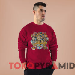 1995 Pittsburgh Steelers AFC Champions Caricature T-shirt 3 1995 Pittsburgh Steelers Afc Champions Caricature T shirt Red Sweatshirt