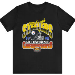 1995 Pittsburgh Steelers AFC Conference Champions T-shirt 5 1995 Pittsburgh Steelers Afc Conference Champions T shirt