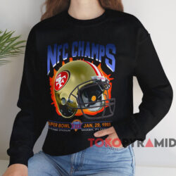 1995 San Francisco 49ers NFC Champs T-shirt 4 1995 San Francisco 49ers Nfc Champs T shirt Black Sweatshirt