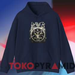 1995 Slayer Divine Intervention T-shirt 4 1995 Slayer Divine Intervention T shirt Navy Hoodie