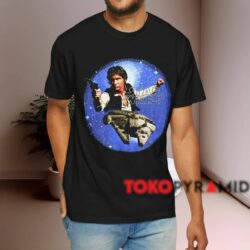 1995 Star Wars Han Solo Shirt Black T shirt