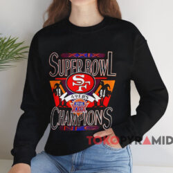 1995 Super Bowl XXIX San Francisco 49ers T-shirt 4 1995 Super Bowl Xxix San Francisco 49ers T shirt Black Sweatshirt