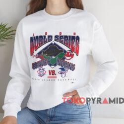 1995 World Series Braves Vs Indians Shirt 3 1995 World Series Braves Vs Indians Shirt White Sweatshirt