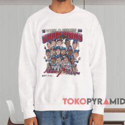 1995 World Series Champions Atlanta Braves Caricature Shirt 3 1995 World Series Champions Atlanta Braves Caricature Shirt White Sweatshirt