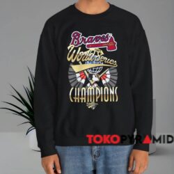 1995 World Series Champions Atlanta Braves Shirt Black Sweatshirt