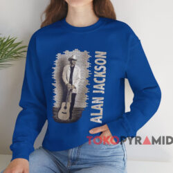 1996 Alan Jackson Tour T shirt Blue Sweatshirt