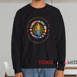 1996 Atlanta Centennial Olympic Games T-shirt 3 1996 Atlanta Centennial Olympic Games T shirt Black Sweatshirt