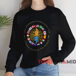 1996 Atlanta Centennial Olympic Games T-shirt 4 1996 Atlanta Centennial Olympic Games T shirt Black Sweatshirt