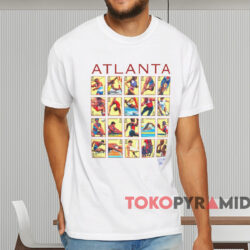 1996 Atlanta Olympics Stamps T shirt White T shirt