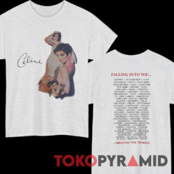 1996 Celine Dion Falling into You Around The World Shirt