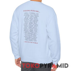 1996 Celine Dion Falling into You Around The World Sweatshirt