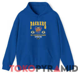 1996 Green Bay Packers NFC Conference Champs T-Shirt 2 1996 Green Bay Packers Nfc Conference Champs T shirt Blue Hoodie