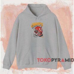 1996 Nfl Kansas City Chiefs Helmet Shirt Grey Hoodie