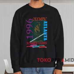 1996 Olympic Atlanta Summer Games T-shirt 4 1996 Olympic Atlanta Summer Games T shirt Black Sweatshirt