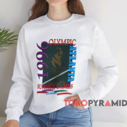 1996 Olympic Atlanta Summer Games T-shirt 3 1996 Olympic Atlanta Summer Games T shirt White Sweatshirt