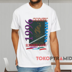 1996 Olympic Atlanta Summer Games T shirt White T shirt