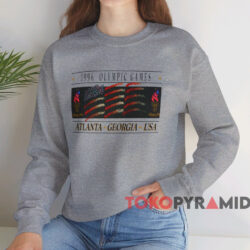 1996 Olympic Games Atlanta Georgia USA T-shirt 4 1996 Olympic Games Atlanta Georgia Usa T shirt Grey Sweatshirt