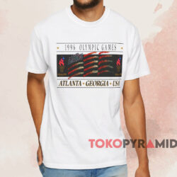 1996 Olympic Games Atlanta Georgia Usa T shirt White T shirt