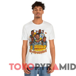 1996 Pittsburgh Steelers Blast Furnace Caricature T shirt White T shirt