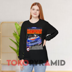 1996 Randy Lajoie Nascar Busch Grand National Series Double Sided Black Long sleeved Front