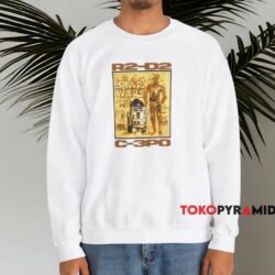 1996 Star Wars R2 d2 C 3po Shirt White Sweatshirt