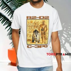 1996 Star Wars R2 d2 C 3po Shirt White T shirt