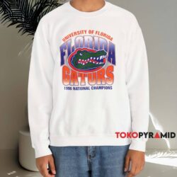 1996 University Of Florida Gators National Champions Shirt White Sweatshirt